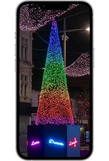 Map Twinkly Lights
